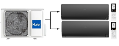 ������ �����-������� �� 2 ������� Haier Flexis Super Match 2U40S2SM1FA/AS25S2SF2FA-B*2��